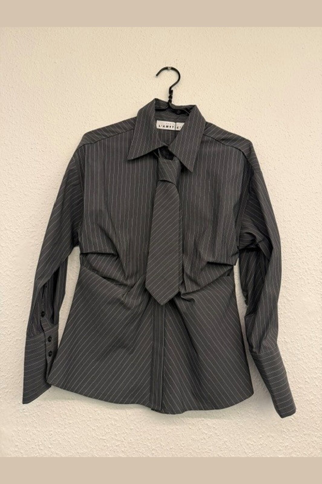 Haute L'Amitié - Pin Tie Shirt HL10949 - Antracit