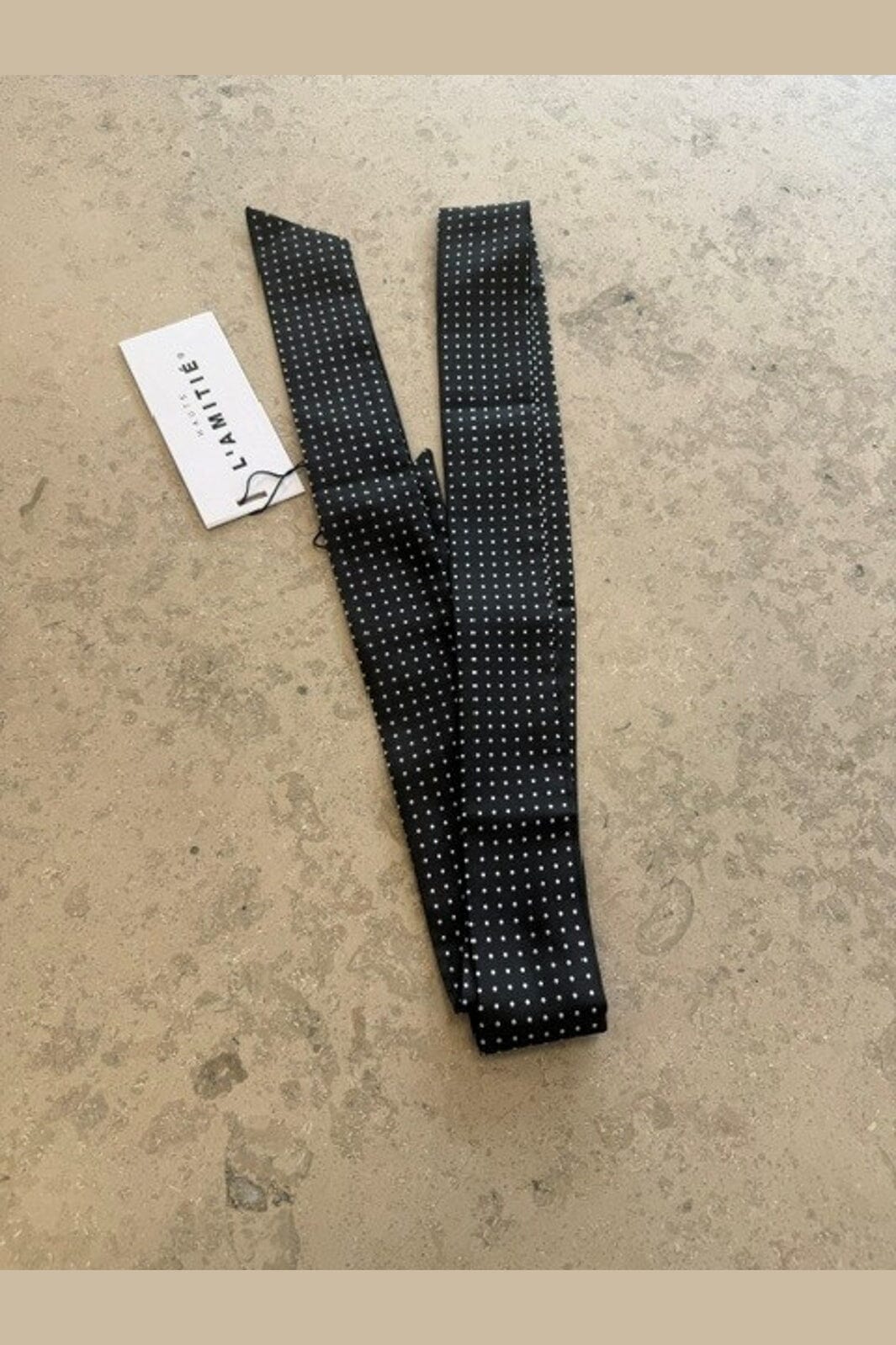 Haute L'Amitié - Rhomb Tie Scarf HL10913 - Black