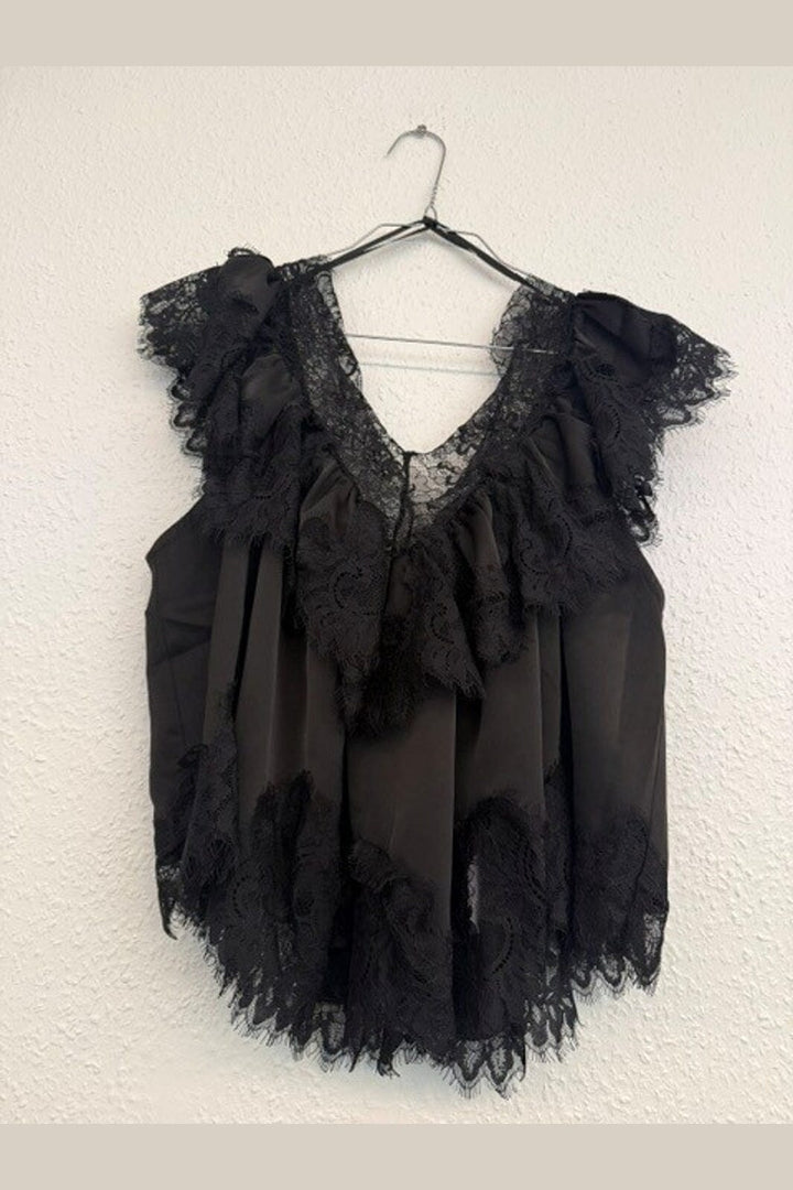 Haute L'Amitié - Sancerre Lace Top HL10912 - Black