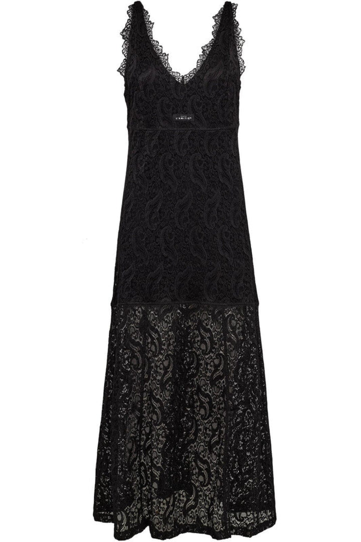 Haute L'Amitié - Summer Lace Strap Dress HL10560 - Black Kjoler 