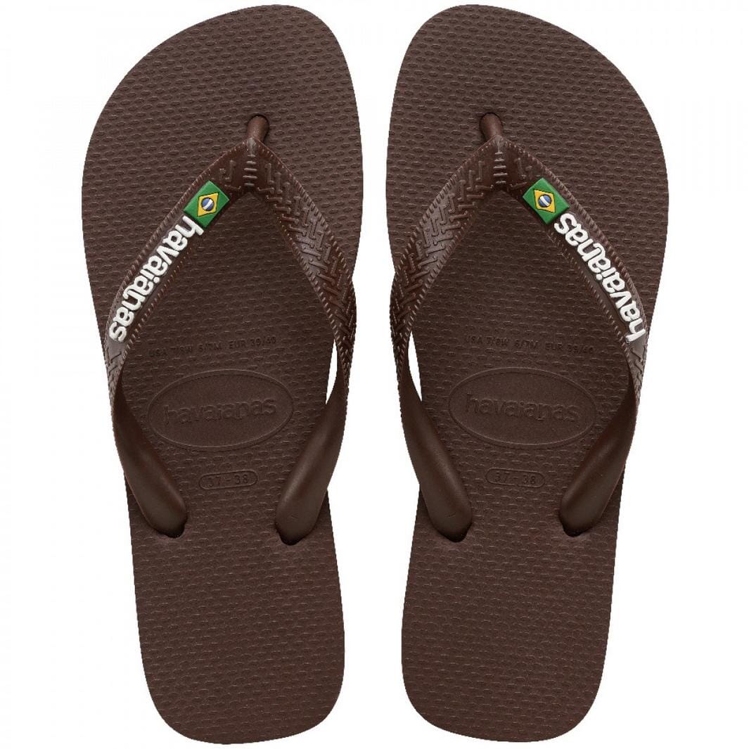Havaianas - Hav. Brasil Logo - 2673 D. Brown/white