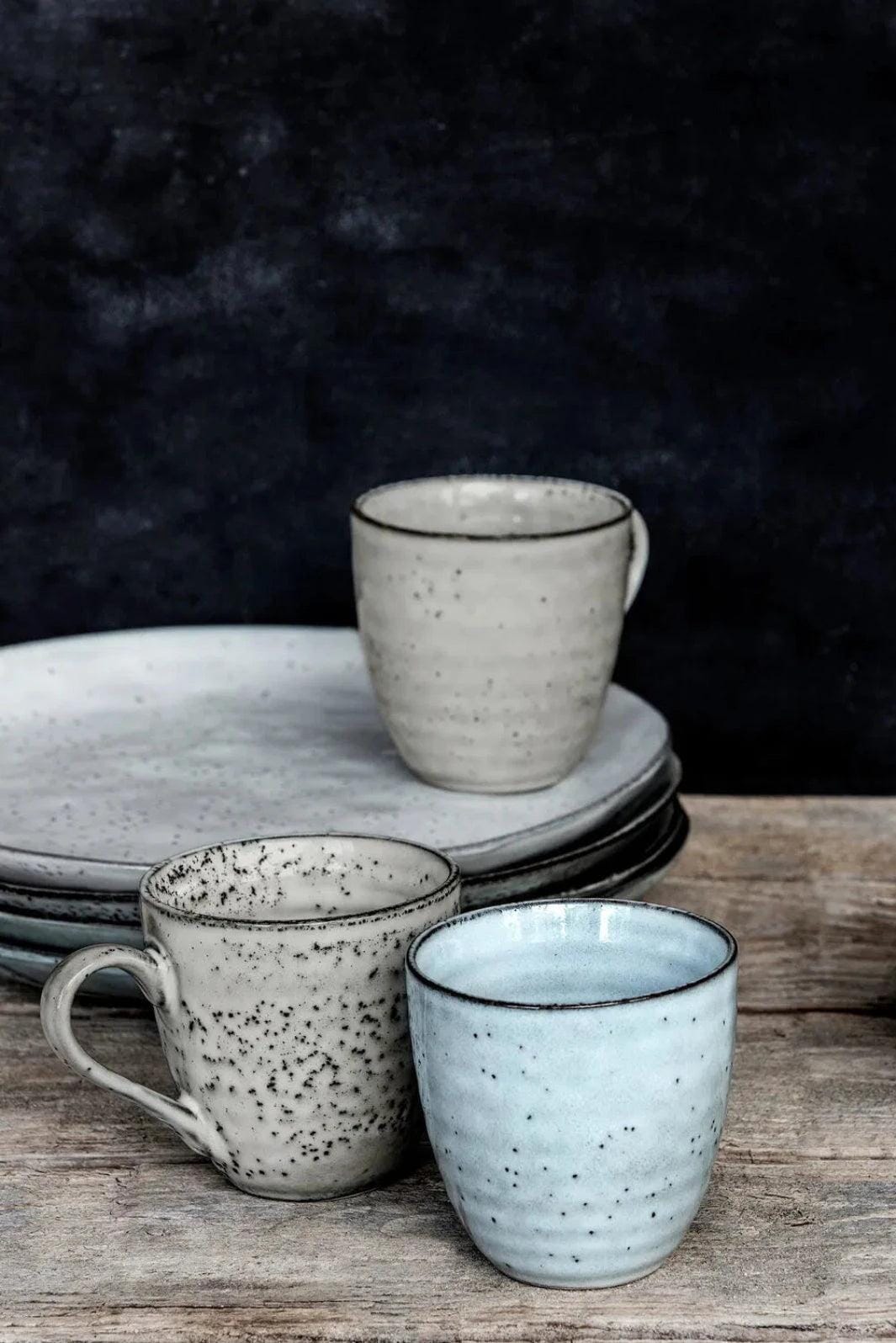 House Doctor - Krus, Hdrustic, Grå, Blå - 206260820 Krus 