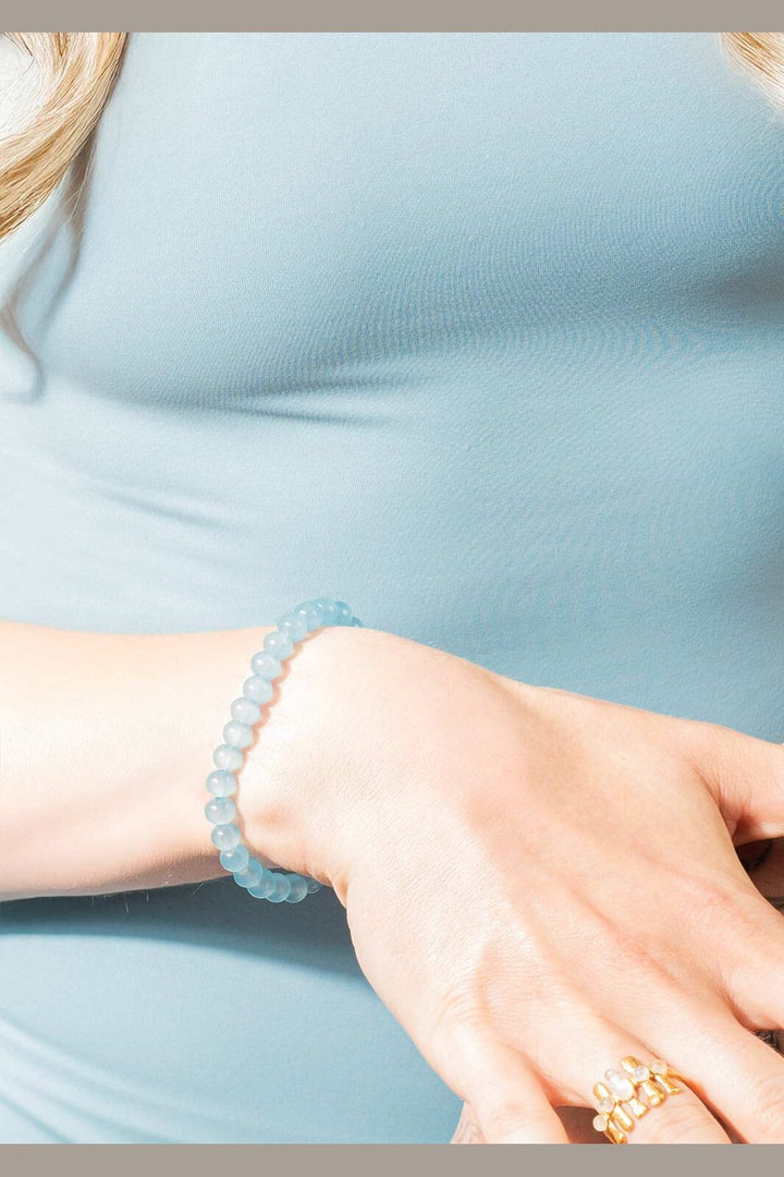 House Of Vincent - Candy Coral Lagoon S Bracelet VJ233-UBG-B-S - Light Blue - Gilded