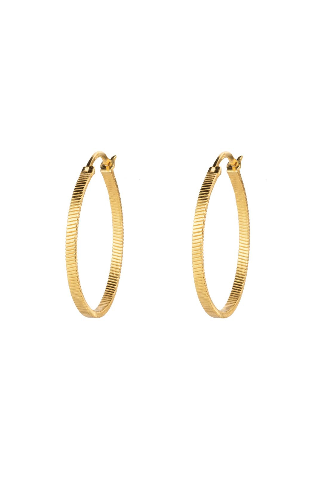 Ennakkotilaus - House Of Vincent - Fortune Teller Creol Earrings L VJ078-UEG-L - Gilded