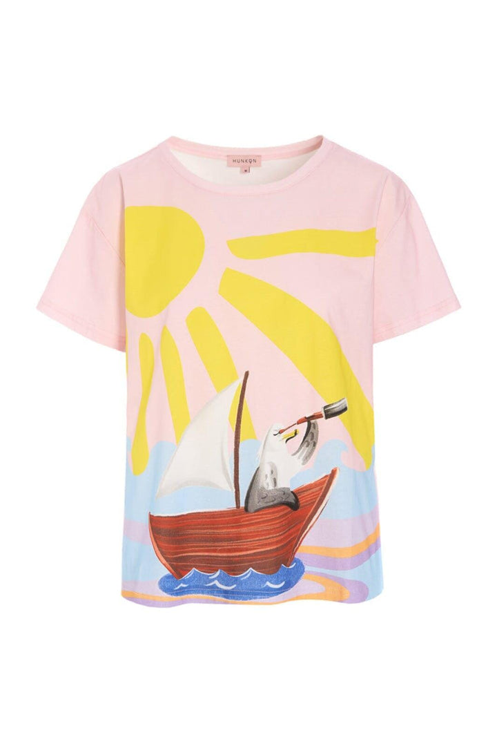 Hunkøn - Azura T-Shirt 26012 - Sunny Pink T-shirts 