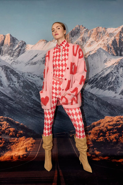 Hunkøn - Jenny Knit Cardigan 25681 - Pink