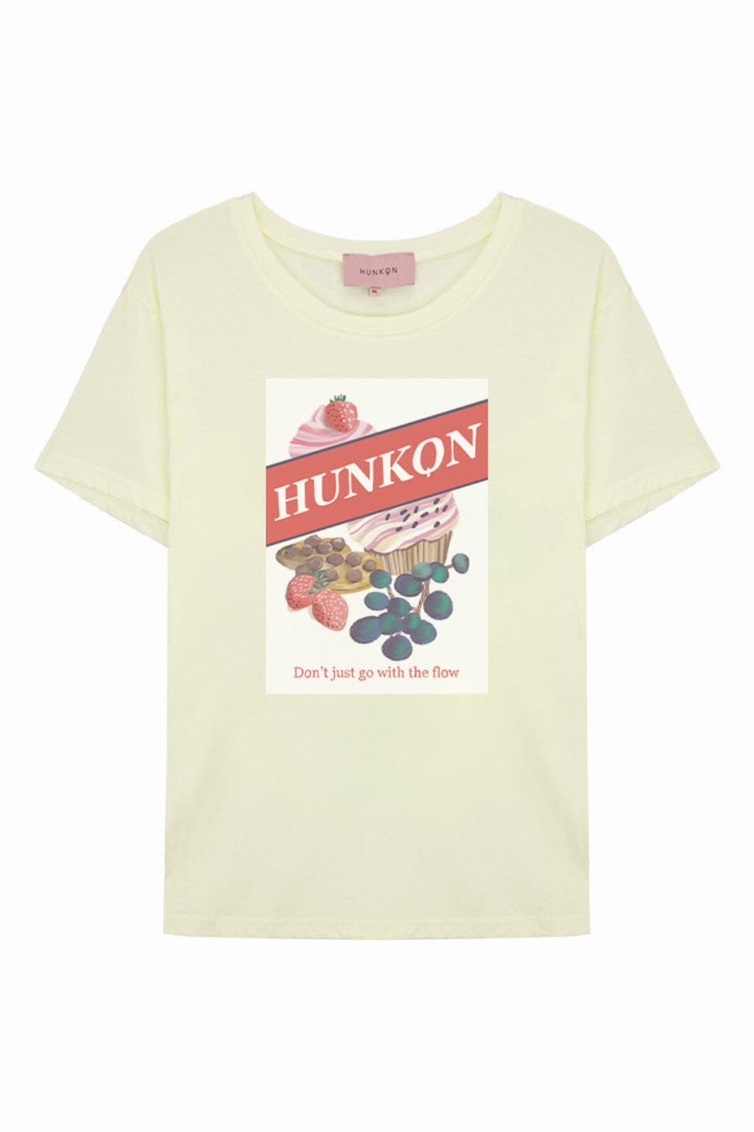 Hunkøn - Sweet Treat T-Shirt 26301 - Light Yellow T-shirts 
