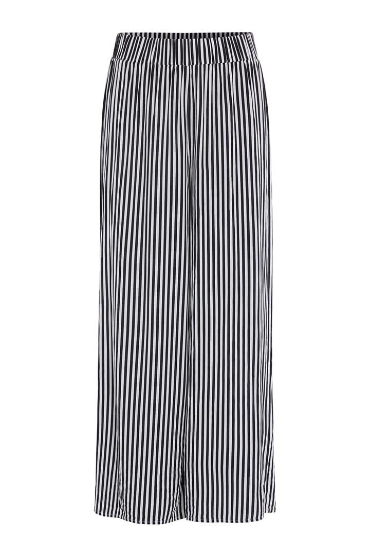 Hunkøn - Vicky Trousers 25981 - Black Striped Bukser 