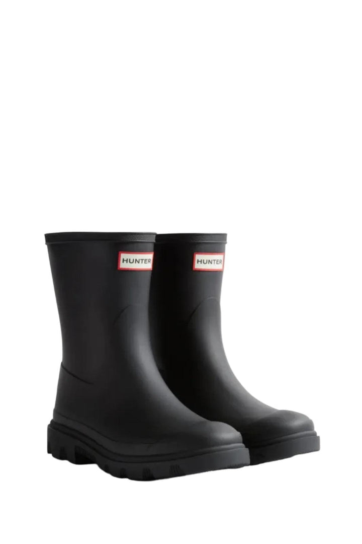 Hunter - Downpour Short Boot Hfru0002251blk - Black Gummistøvler 