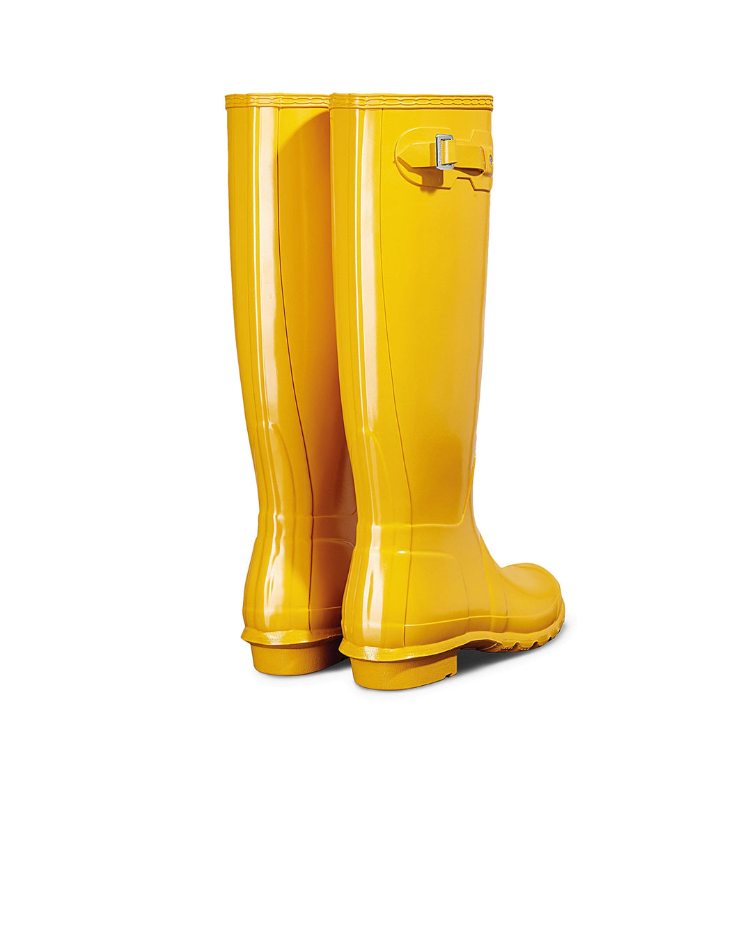 Hunter - Womens Original Tall Gloss Boot Wft1000rglryl - Yellow Gummistøvler 