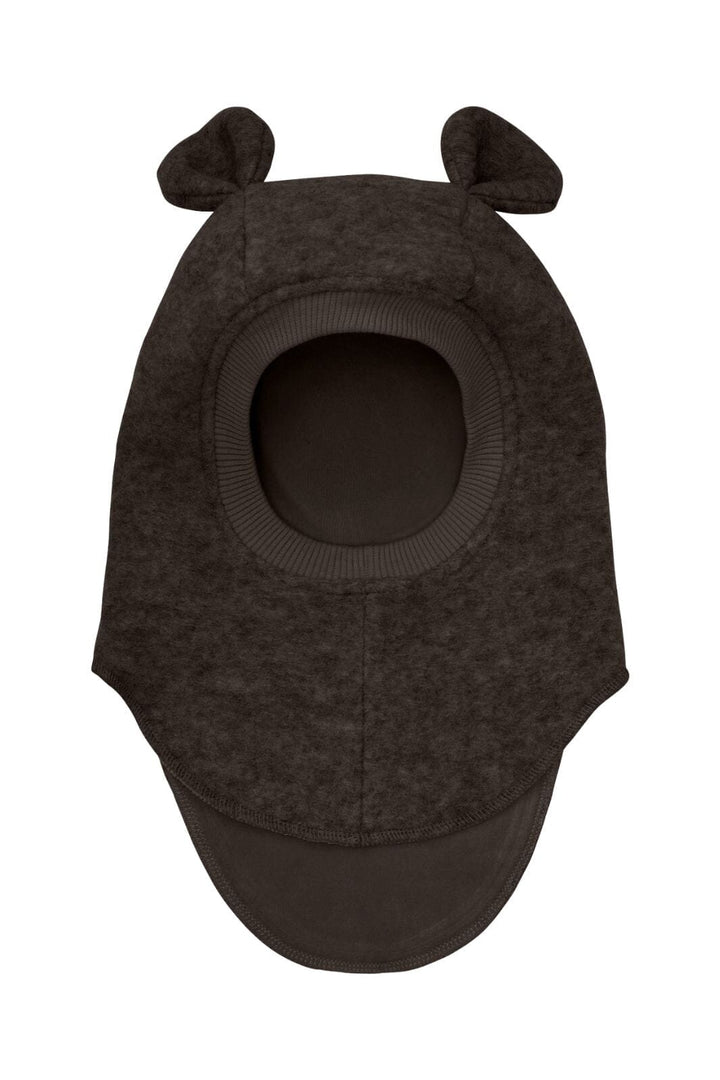 Huttelihut - Balaclava Ears Wool 460330 - 2503 Dark Brown Melange Elefanthuer 