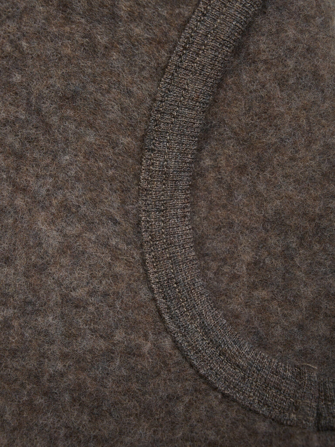 Huttelihut - Balaclava Ears Wool Fleece 6836 - 2152 Brown Melange Elefanthuer 