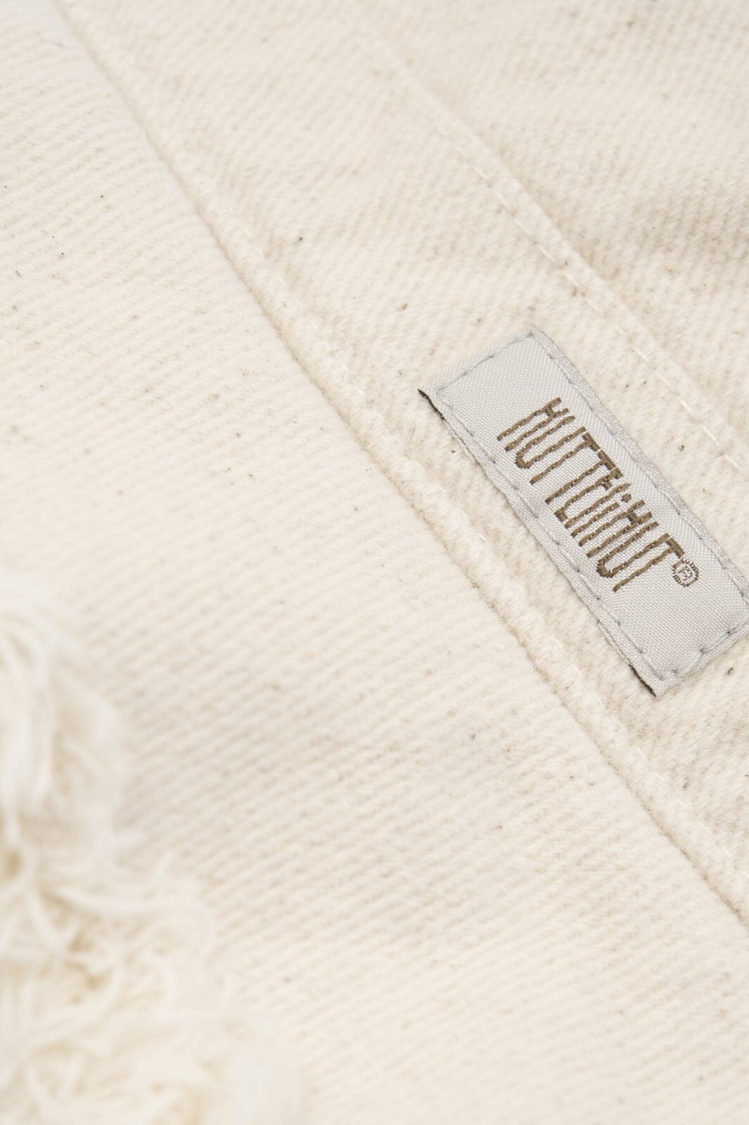 Huttelihut - Bucket Hat Linen Denim - Irish Cream Sommerhatte & UV hatte 