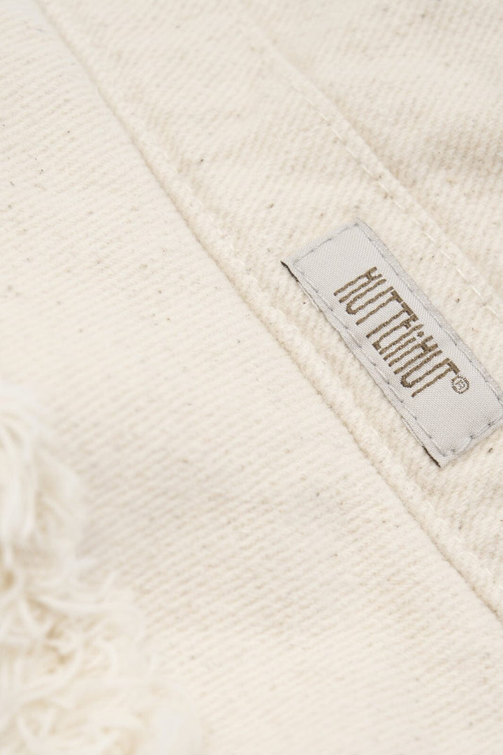Huttelihut - Bucket Hat Linen Denim - Irish Cream Sommerhatte & UV hatte 