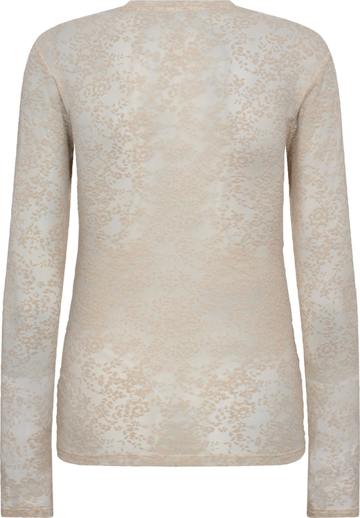 Hype The Detail - Lace Blouse 852-14 - 3 - Powder Bluser 
