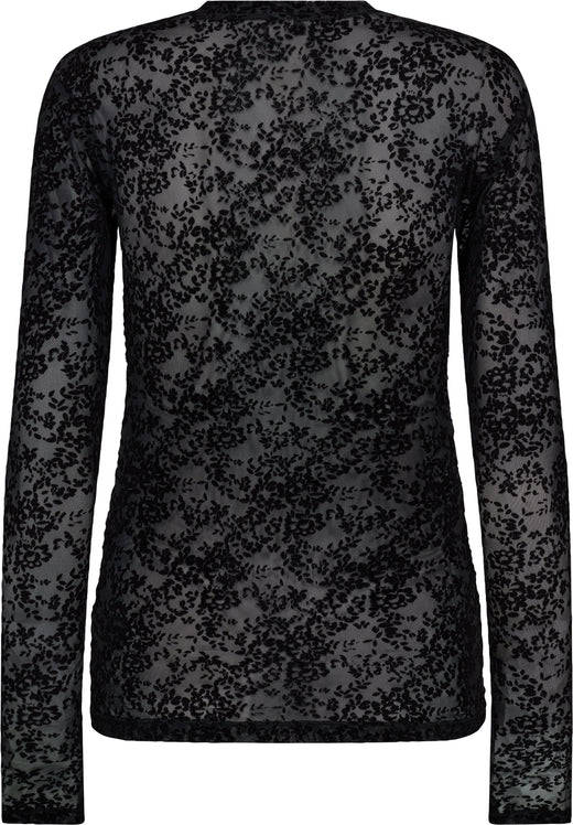 Hype The Detail - Lace Blouse 852-14 - 9 - Black Bluser 