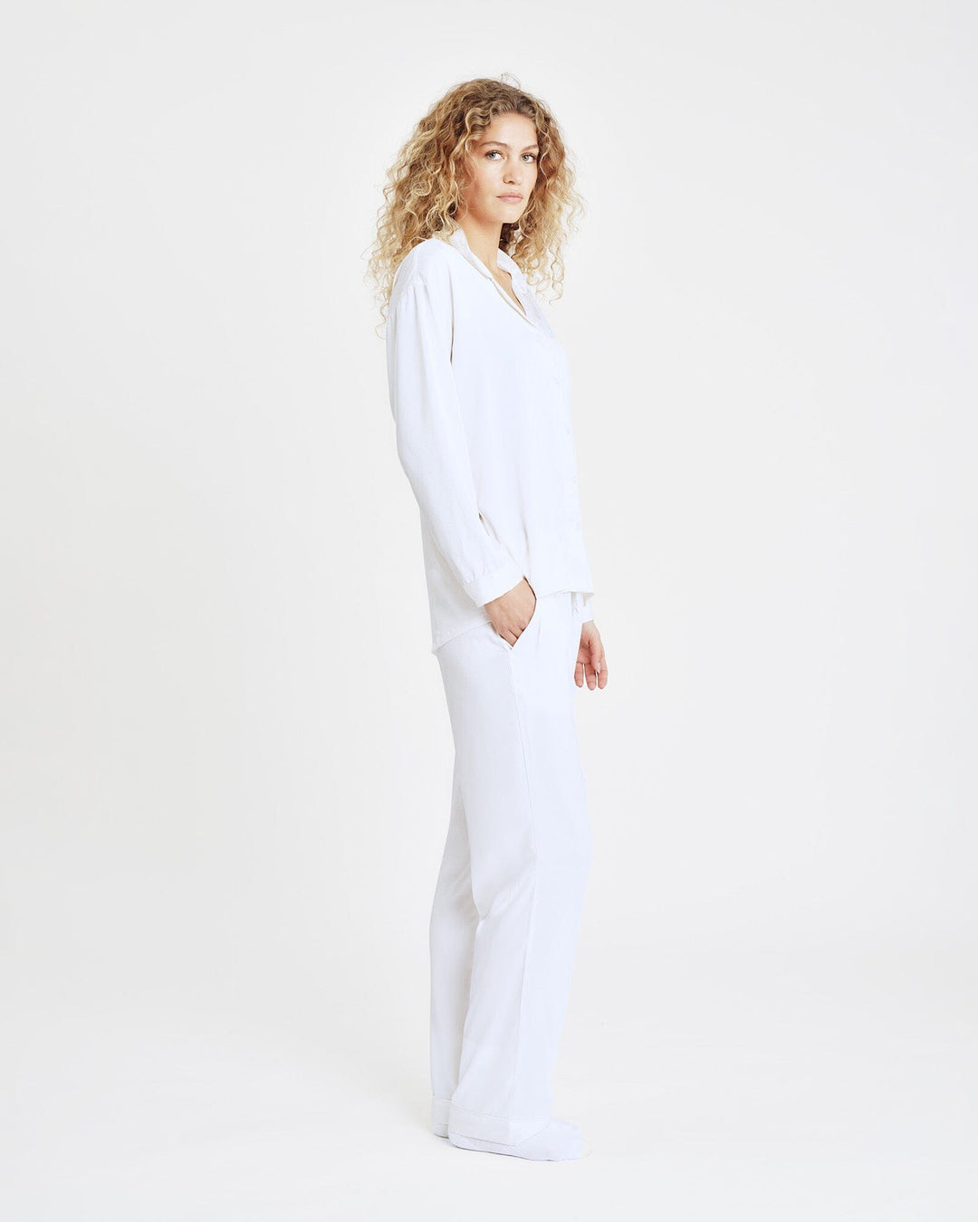 Hype The Detail - Satin Pyjamas 800-43 - 80 - Ivory Nattøj 