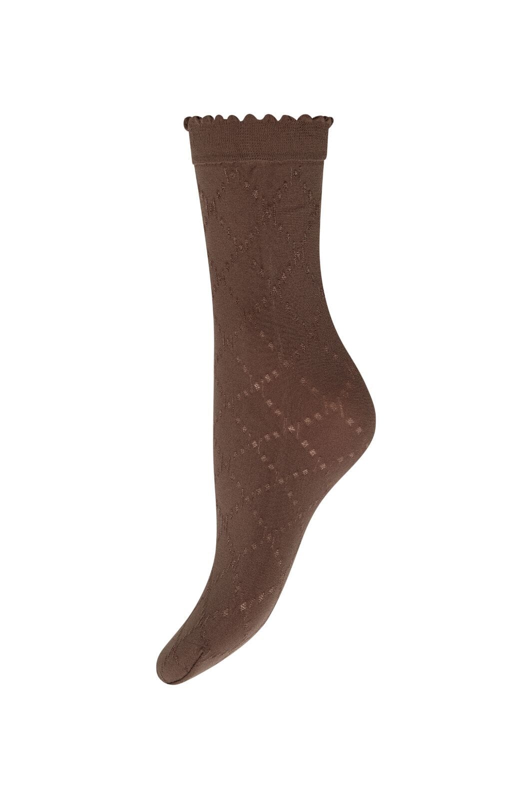 Hype The Detail - Sock H-Logo 60D 21513-75 - 4355 - Brun Strømper 