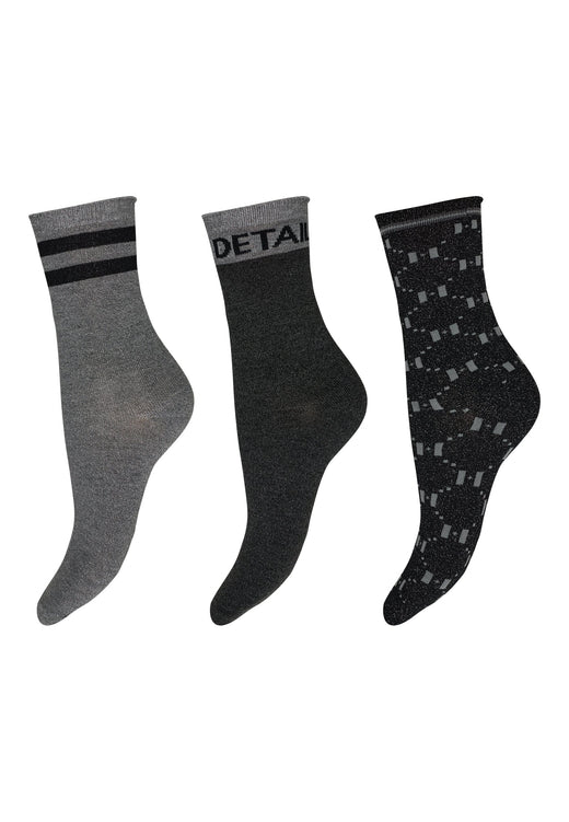 Hype The Detail - Socks 3-Pack 21550-75 - 9004 - Multifarvet Strømper 