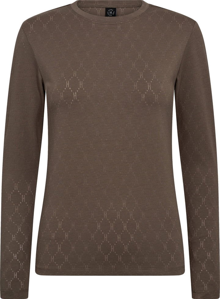 Hype The Detail - Tee L/S, Cotton 600-14 - 2 - Brun Toppe 