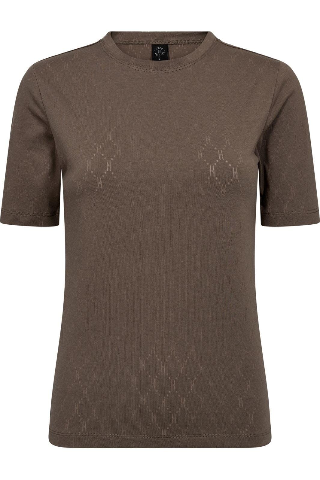 Hype The Detail - Tee S/S, Cotton 600-2 - 2 - Brun T-shirts 