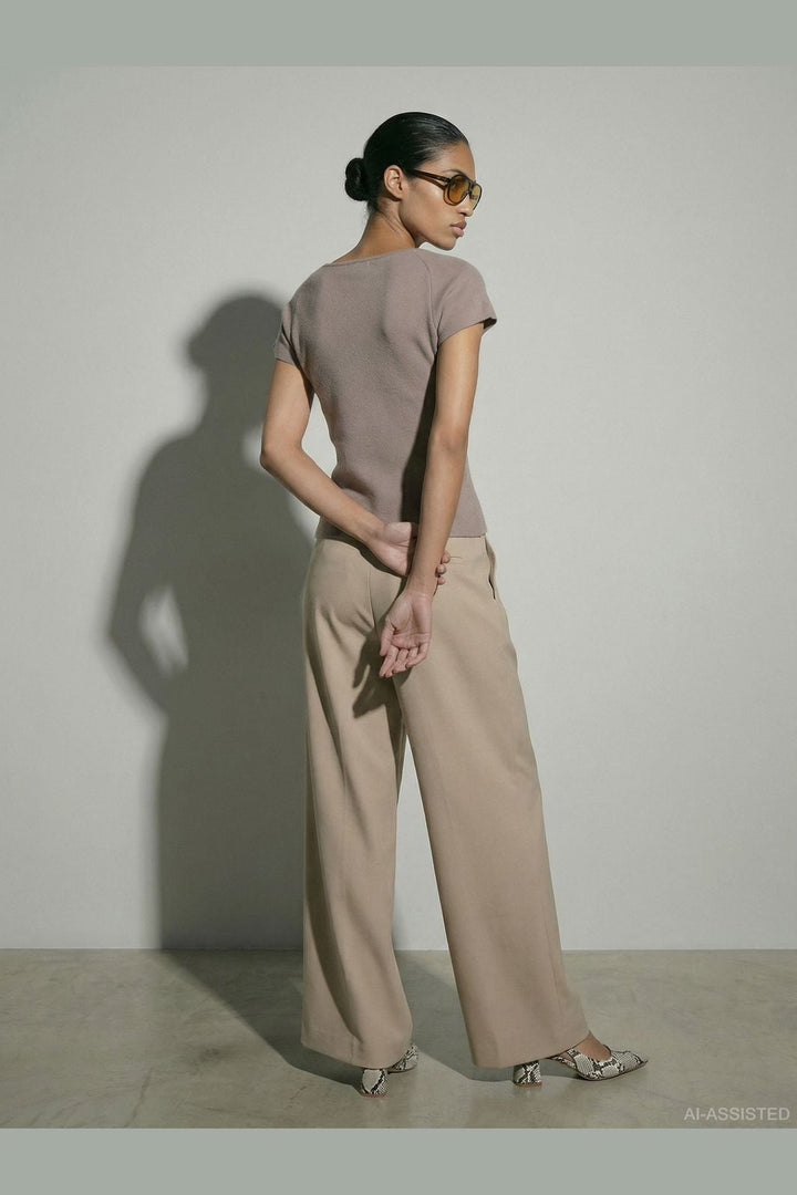 Hypedrop - Hdkira Ss Gathered Cardigan Knit 32000834 - 5191859 - Moon Rock