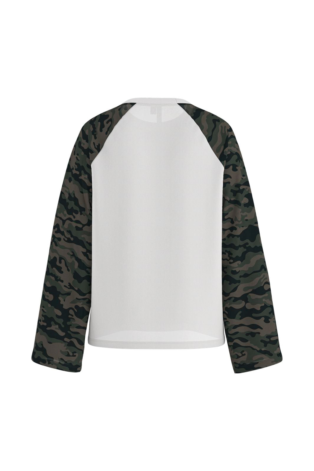 Hypedrop - Hdocelle Ls Boxy Long Top 32001258 - 5311167 - Cloud Dancer Camouflage