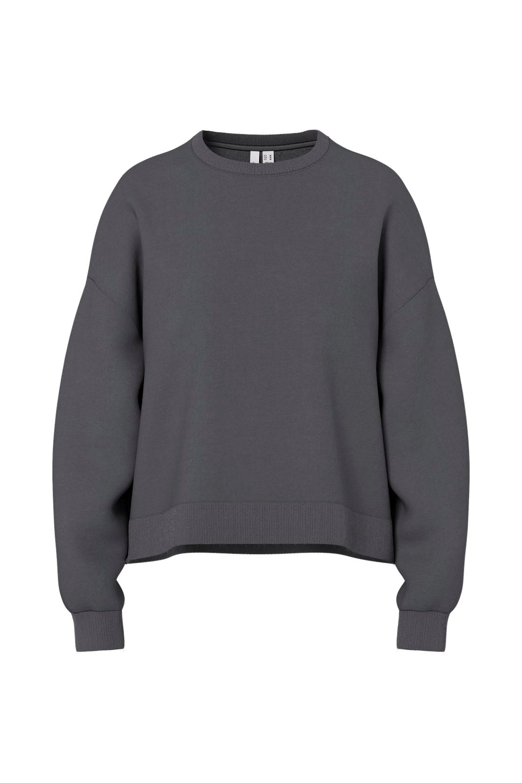 Hypedrop - Hdyumi Cropped Ls Sweat 32000475 - 5130377 - Iron Gate