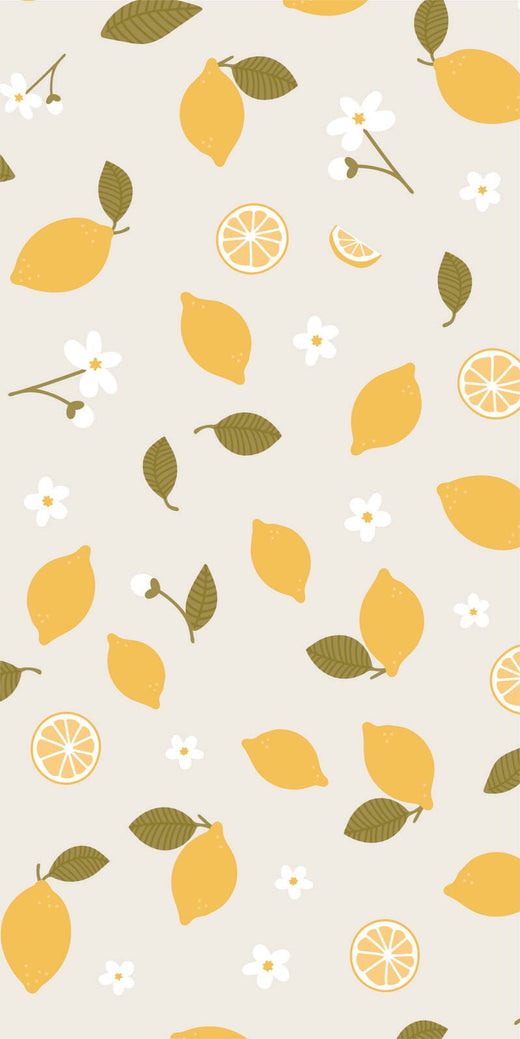 Ib Laursen - Serviet 10x20 cm citroner 16 stk/pk - Papir - 95927-00