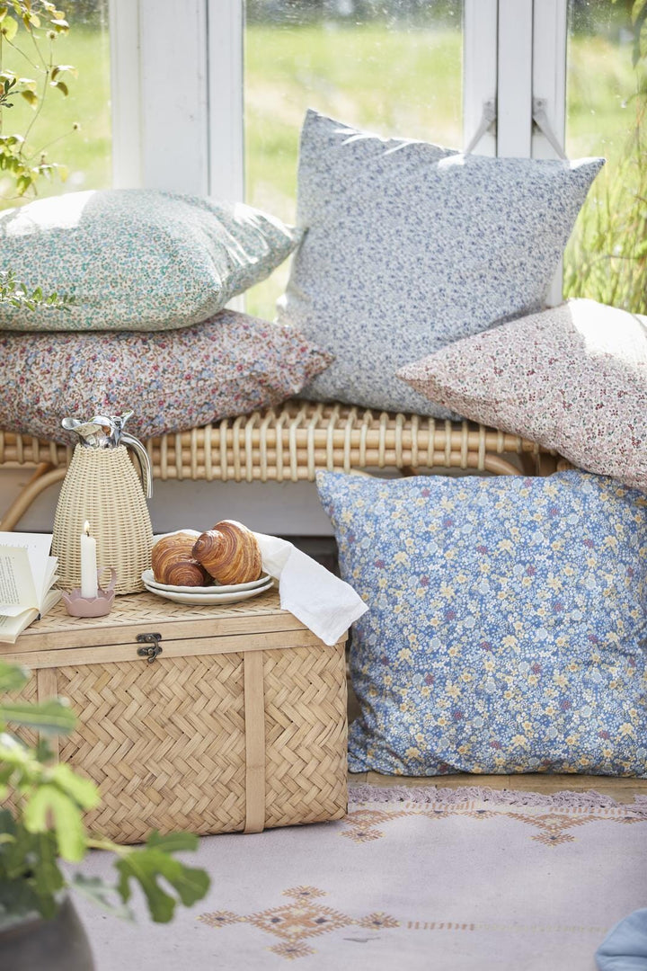 Ib Laursen - Termokande natur polyrattan håndflettet 1,5 ltr - Polyrattan, Rustfrit stål, Plastik - 1619-30