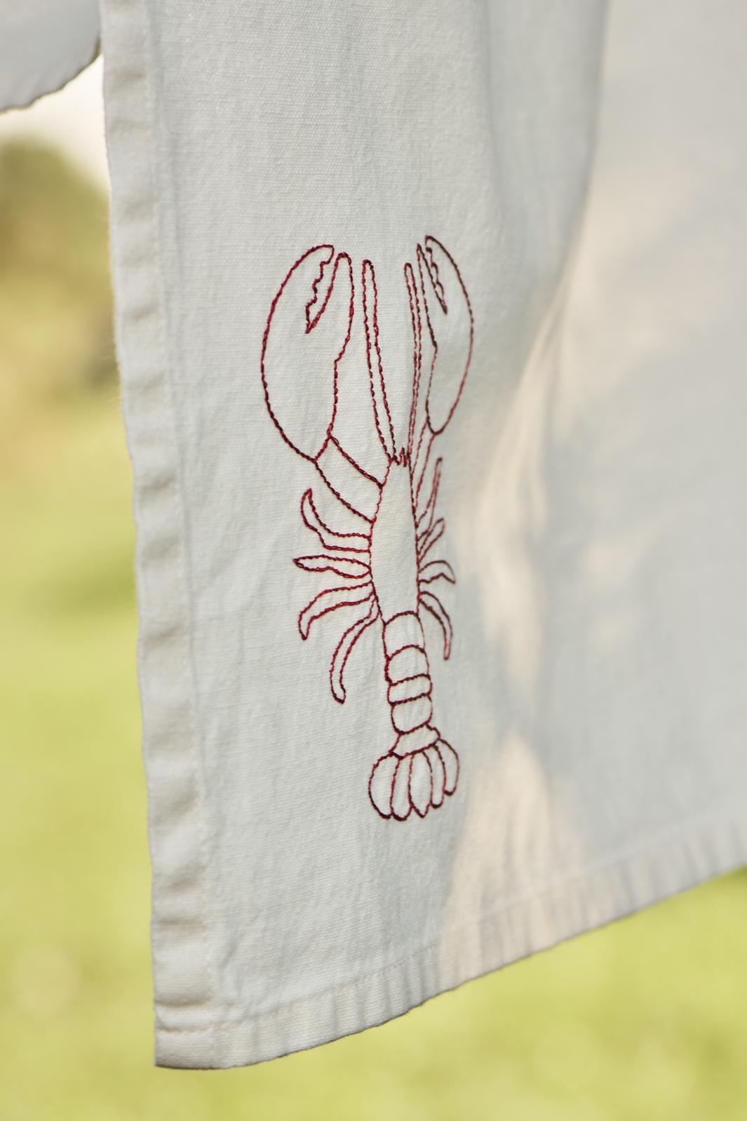 Ib Laursen - Viskestykke Atlantis m/hummer butter cream - Bomuld, Polyester - 63010-82