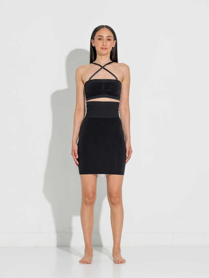 Lykkeland Ateliér - Second Skin High Waist Tube Skirt - Black