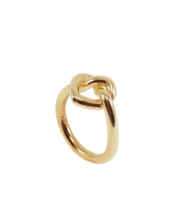 Jane Kønig - Big Tied Heart Ring BTHR-AW25-G_54 - Ring Ringe 