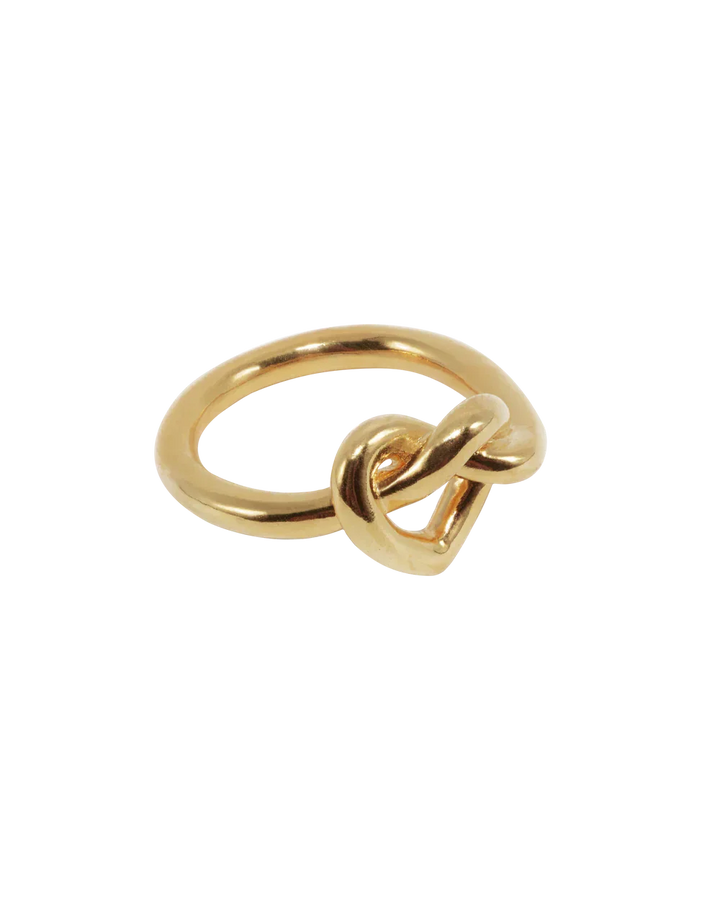 Jane Kønig - Big Tied Heart Ring BTHR-AW25-G_54 - Ring Ringe 