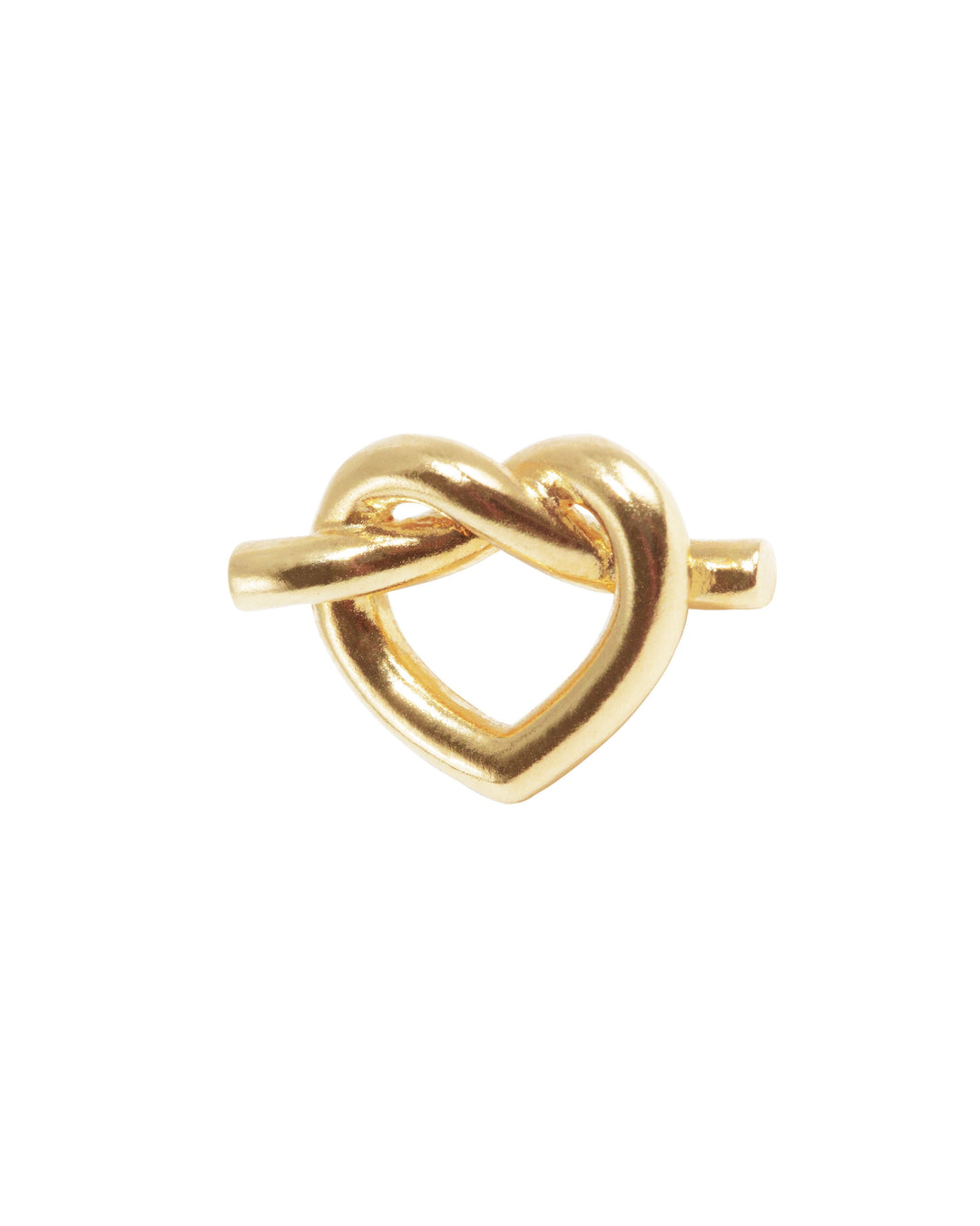 Jane Kønig - Big Tied Heart Stud BTHS-AW25-G - Ørering Øreringe 