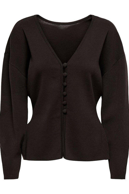 JDY - Jdyastra L/S Reversible Cardigan Knt - 4992128 Chocolate Torte Cardigans 