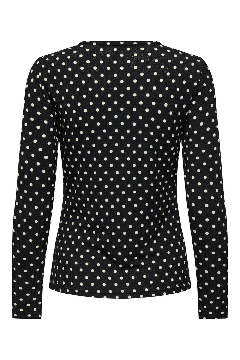 JDY - Jdybowie Life L/S O Neck Top - 4903904 Black Dots