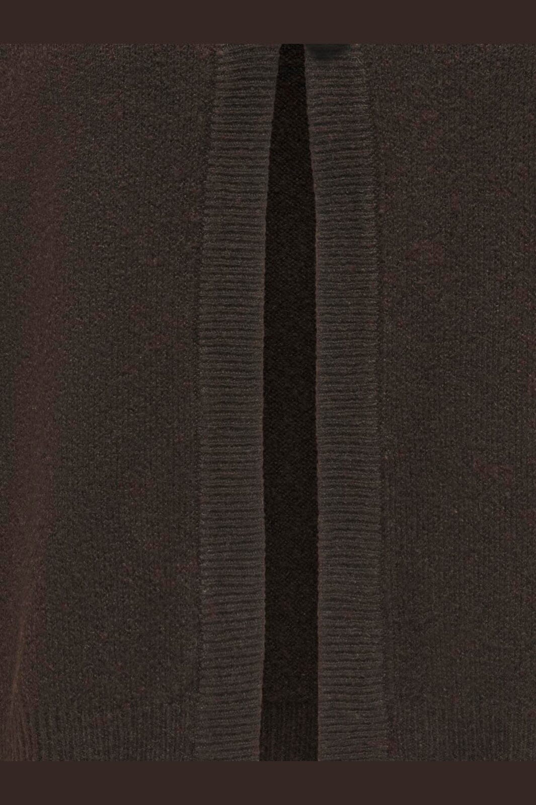 JDY - Jdybrilliant Life S/L Onebutton Vest Knt - 5104950 Coffee Bean Melange