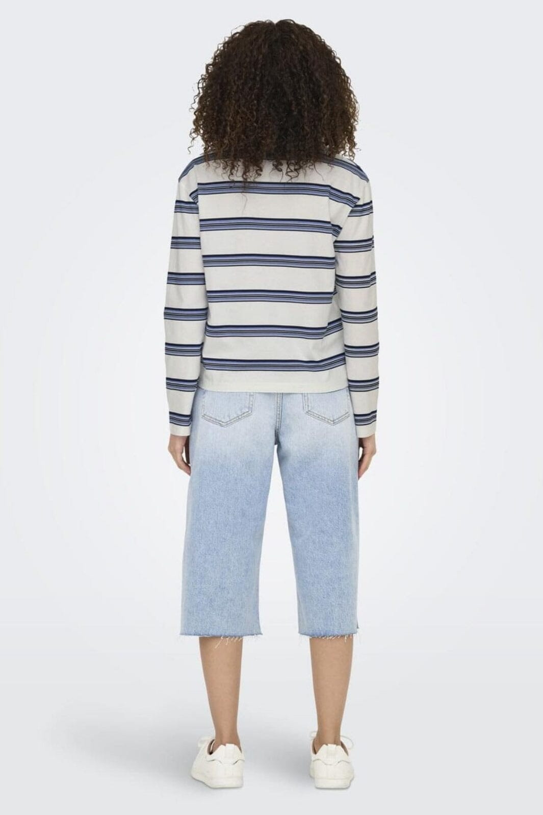JDY - Jdydarling L/S Polo Shirt - 4822444 Cloud Dancer Mix Colors