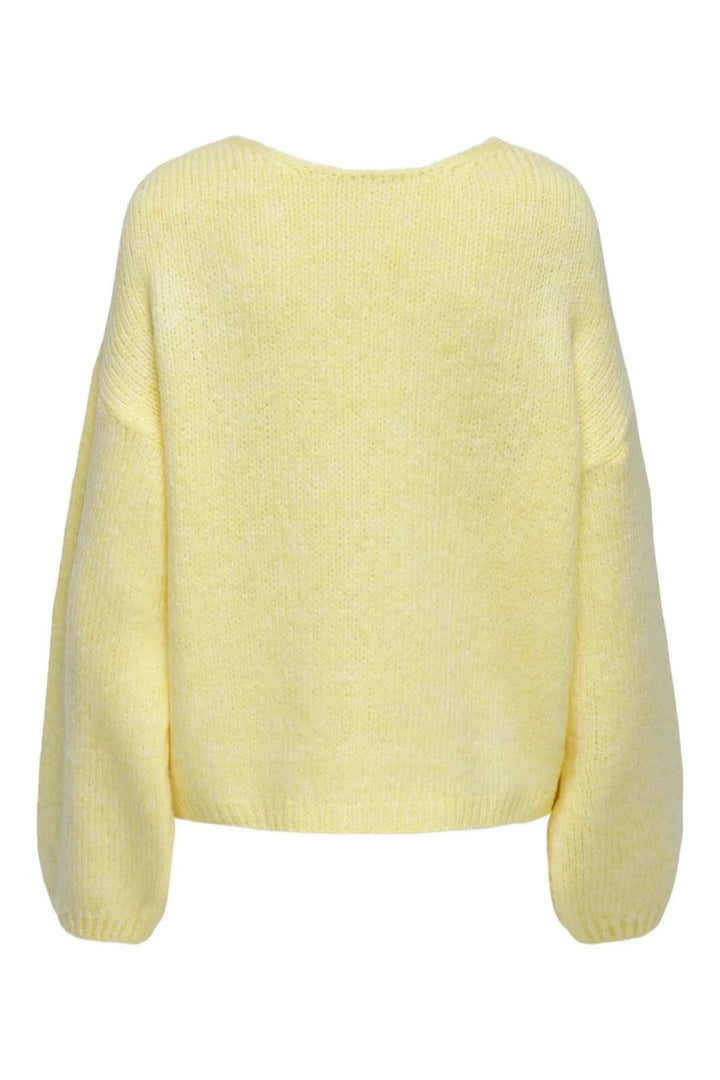 JDY - Jdydinea L/S Reversible Pullov. Knt - 4863946 Pastel Yellow