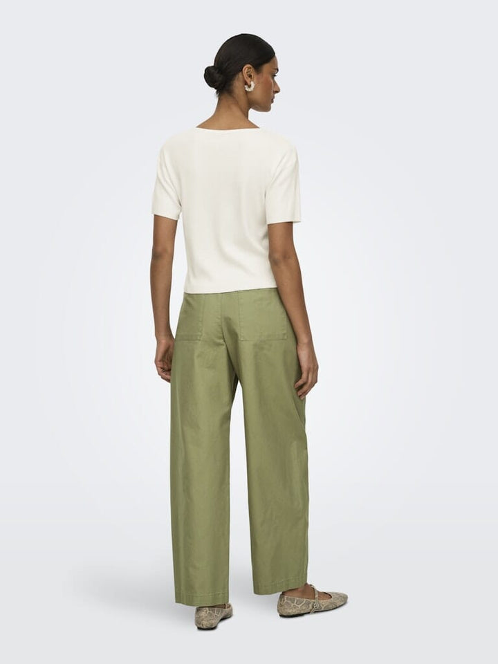 JDY - Jdygaby 2/4 O-Neck Pearl Cardigan Knt - 5049117 Cloud Dancer Cardigans 