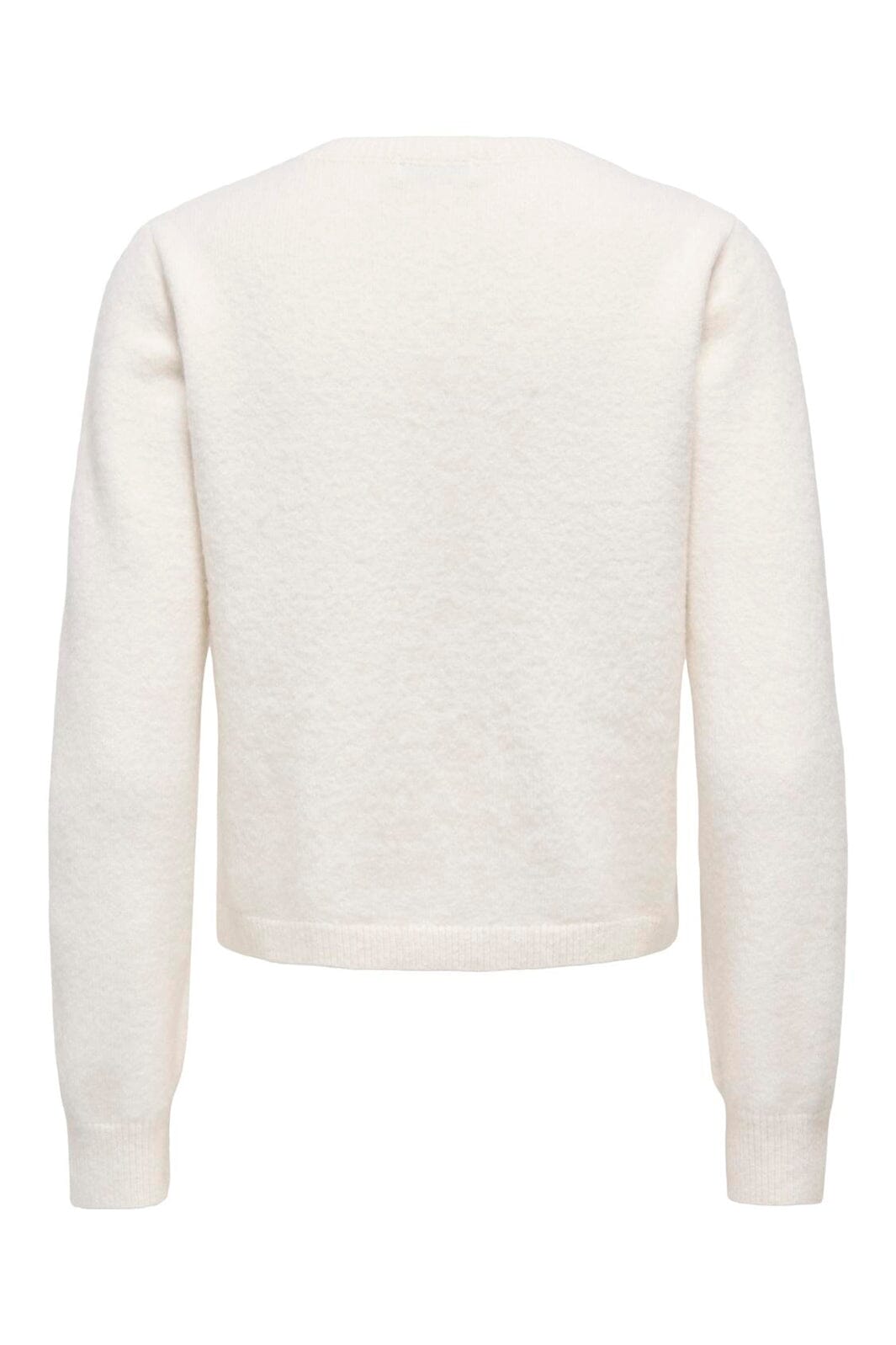 JDY - Jdyhaylee L/S Flower Cardigan Knt - 5025997 Antique White Melange