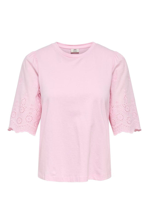 JDY - Jdylair Life S/S New Mix Top - 5047454 Pink Lady