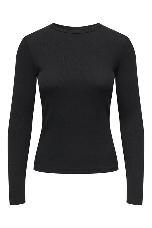 JDY - Jdylucky L/S O Neck New Top - 5106633 Black