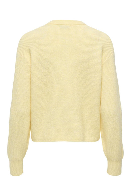 JDY - Jdylumi Life L/S Button Cardiga Knt - 4852272 Golden Haze Melange