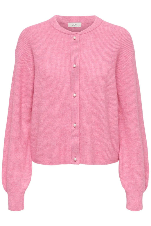 JDY - Jdylumi Life L/S Button Cardiga Knt - 5011120 Aurora Pink Melange Cardigans 