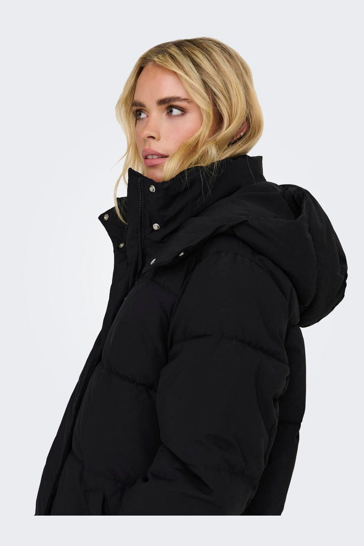JDY - Jdymaja Long Padded Jacket Yfm - 4734295 Black Dtm Jdy Lining