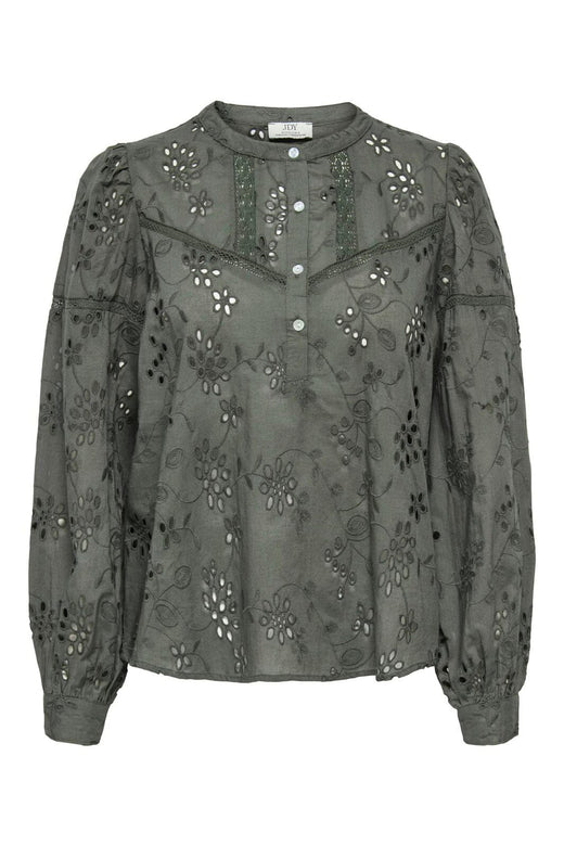 JDY - Jdymille L/S Anglaise Top - 5035195 Kambaba