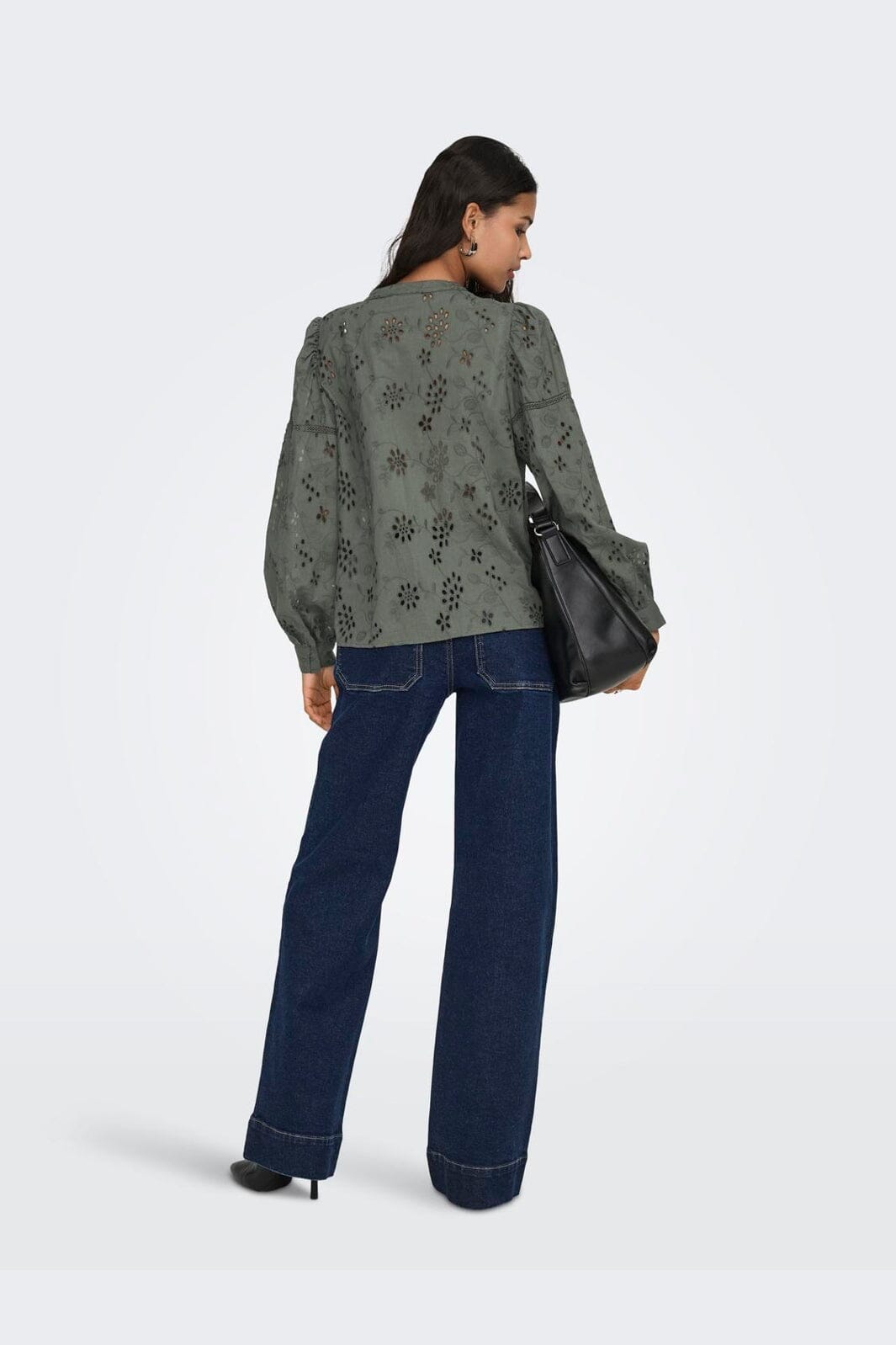 JDY - Jdymille L/S Anglaise Top - 5035195 Kambaba