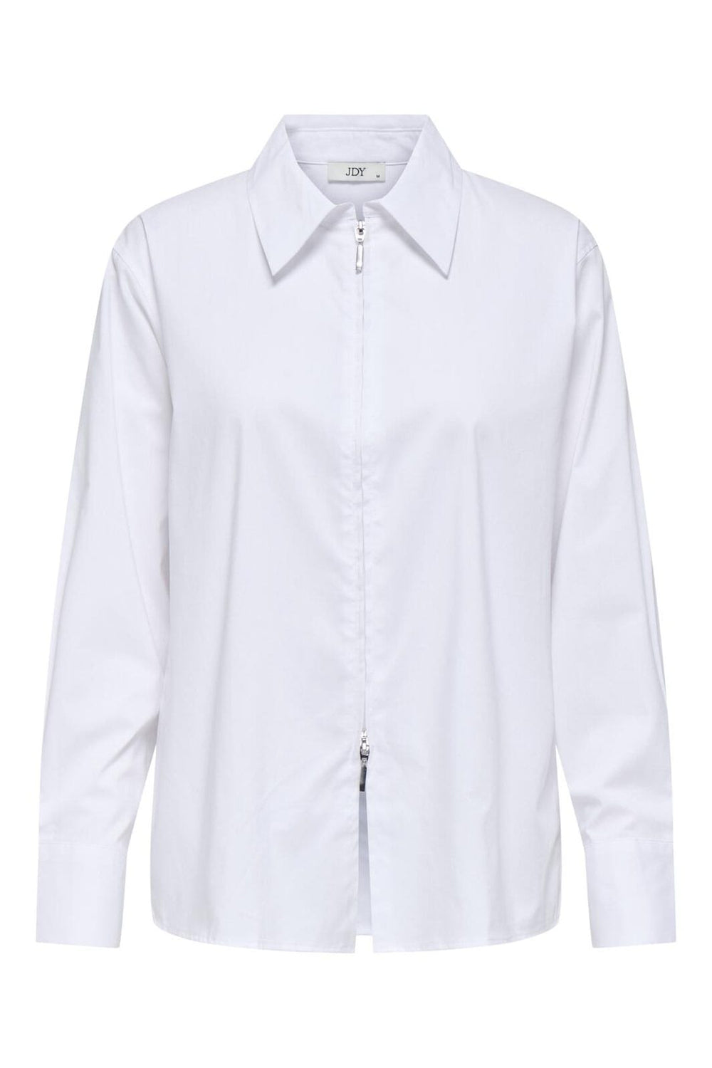 JDY - Jdymio L/S Zip Shirt - 4858745 White